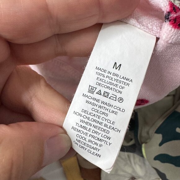 KATE SPADE terry velour leopard robe in ladies first ladybug print size M - Picture 8 of 8